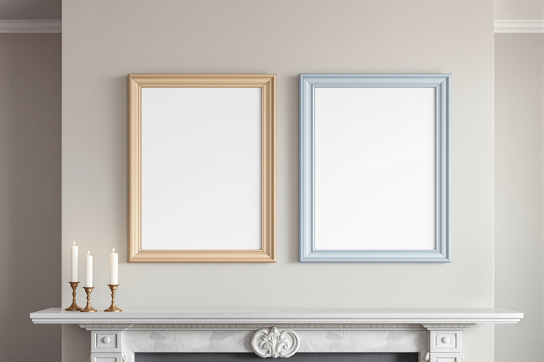 Coloured Frame Mockup — Blank Template #039 — bulkmockup Frame Template | Instant Download JPG | Commercial Use | MockupBulk