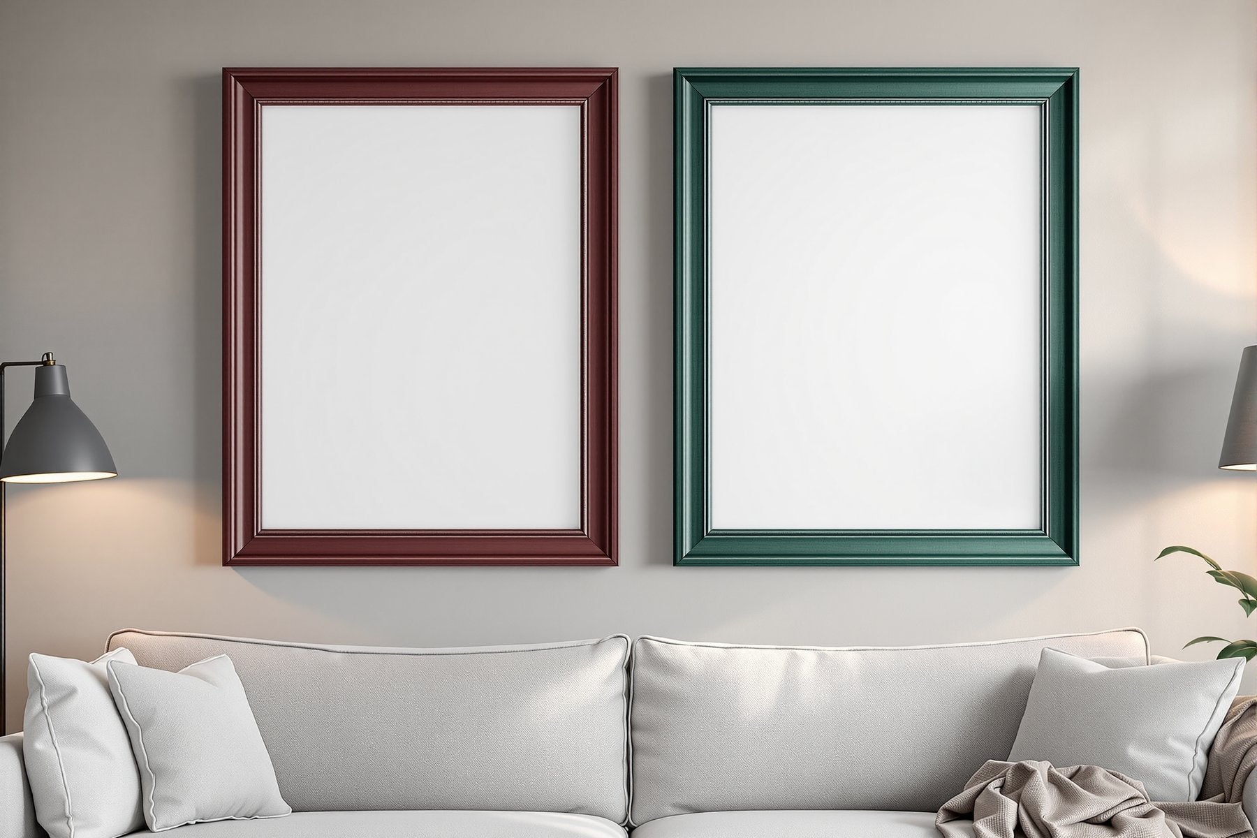 Coloured Frame Mockup, Blank Template #040 | Blank Frame Mockup JPG | Commercial Licence | bulkmockup Download | MockupBulk