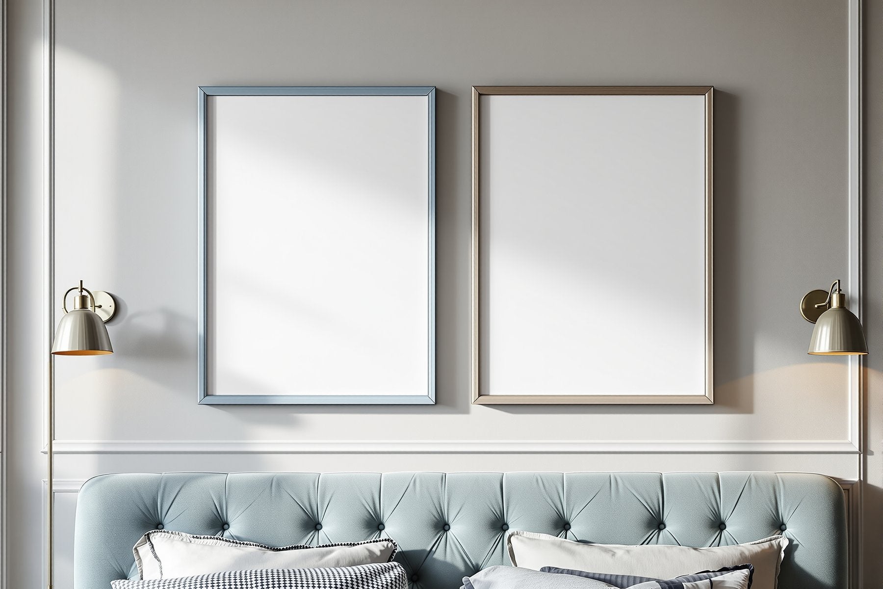 Coloured Frame Mockup, Blank Template #041 | High-Resolution JPG | bulkmockup Template | For Etsy POD Print Sellers | MockupBulk