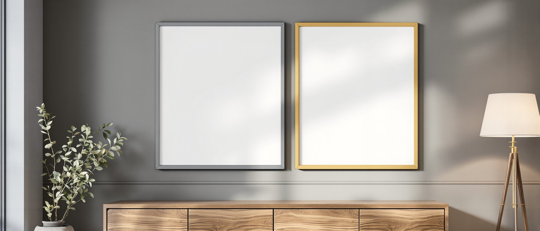 Coloured Frame Mockup | Blank Template #042 — bulkmockup Frame Template | Instant Download JPG | Commercial Use | MockupBulk