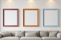 Coloured Frame Mockup | Blank Template #002 — High-Res Frame Template JPG | bulkmockup Mockup Store | Commercial Use | MockupBulk
