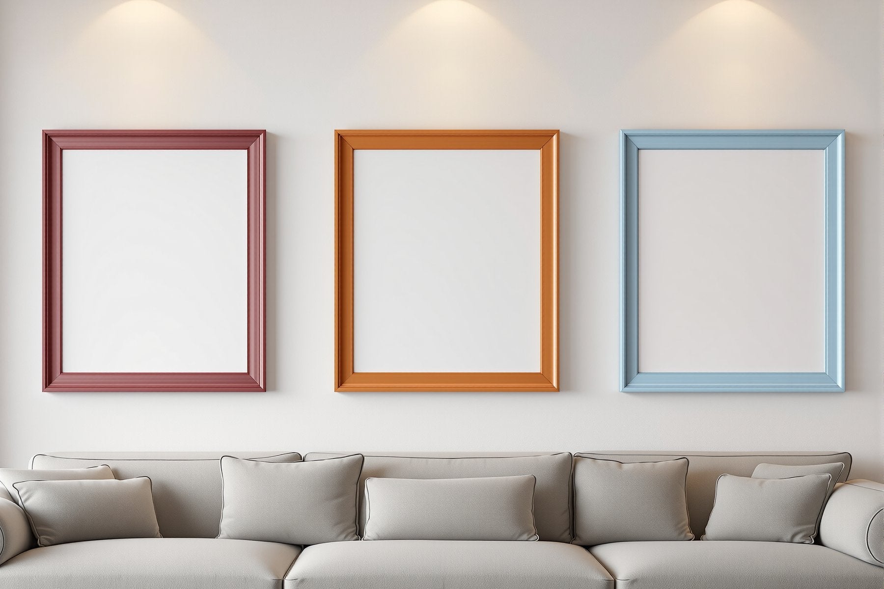 Coloured Frame Mockup | Blank Template #002 — High-Res Frame Template JPG | bulkmockup Mockup Store | Commercial Use | MockupBulk