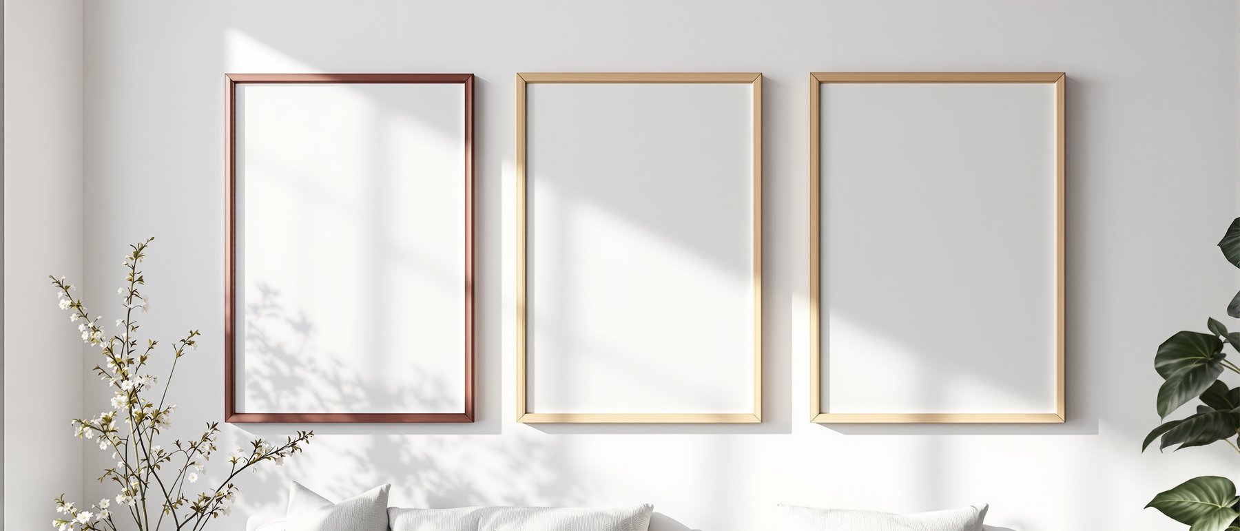 Coloured Frame Mockup | Blank Template #004 | Blank Frame Template | High-Res JPG Instant Download | Commercial Use | bulkmockup | MockupBulk