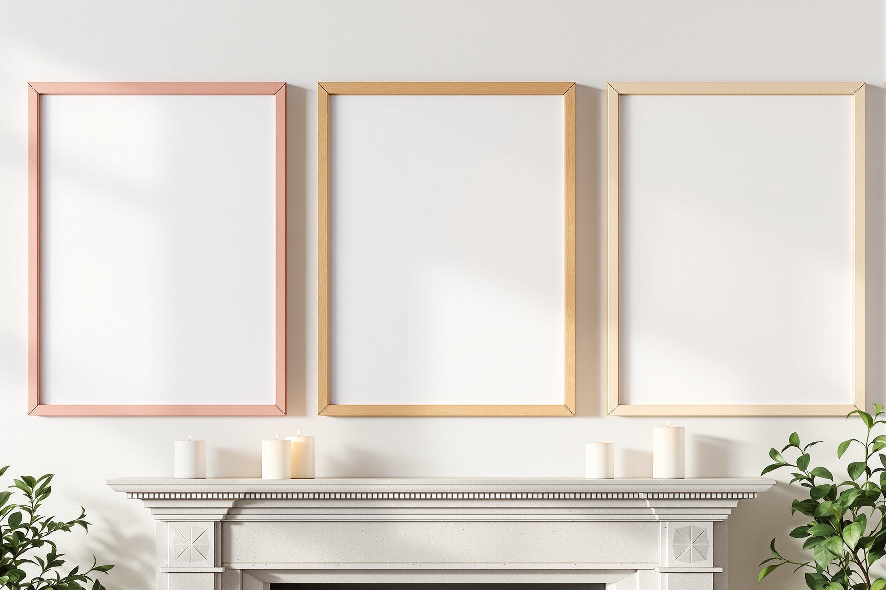 Coloured Frame Mockup — Blank Template #008 — Print-on-Demand Frame Mockup | bulkmockup JPG | Commercial Licence | MockupBulk