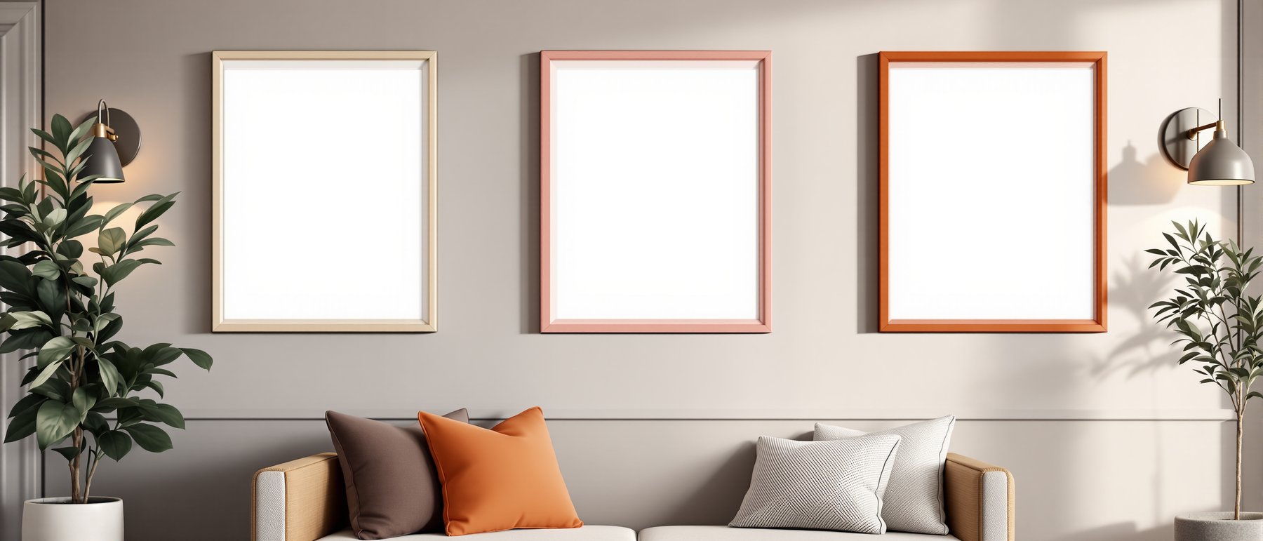 Coloured Frame Mockup | Blank Template #011 — Blank Frame Mockup JPG | Commercial Licence | bulkmockup Download | MockupBulk