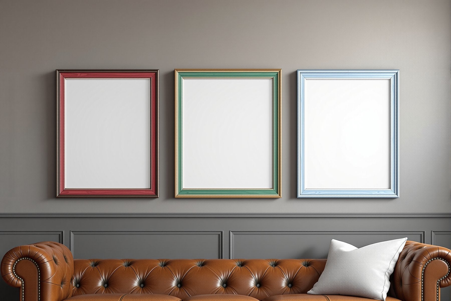 Coloured Frame Mockup, Blank Template #012 | High-Res Frame Template JPG | bulkmockup Mockup Store | Commercial Use | MockupBulk
