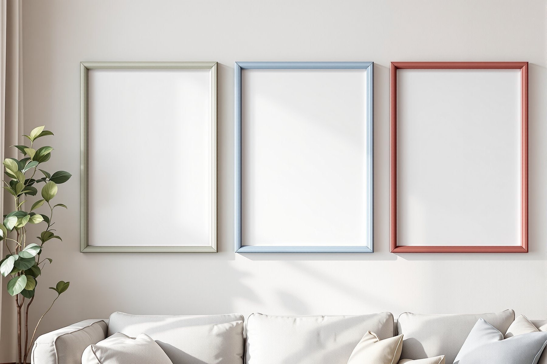 Blank Template #019 Coloured Frame Mockup | Empty Frame Template | bulkmockup High-Res JPG | Commercial Use Included | MockupBulk