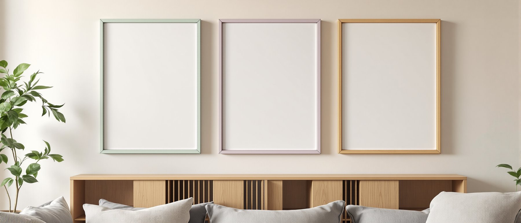 Coloured Frame Mockup, Blank Template #020 | Frame Template JPG | Instant bulkmockup Download | Commercial Use | MockupBulk