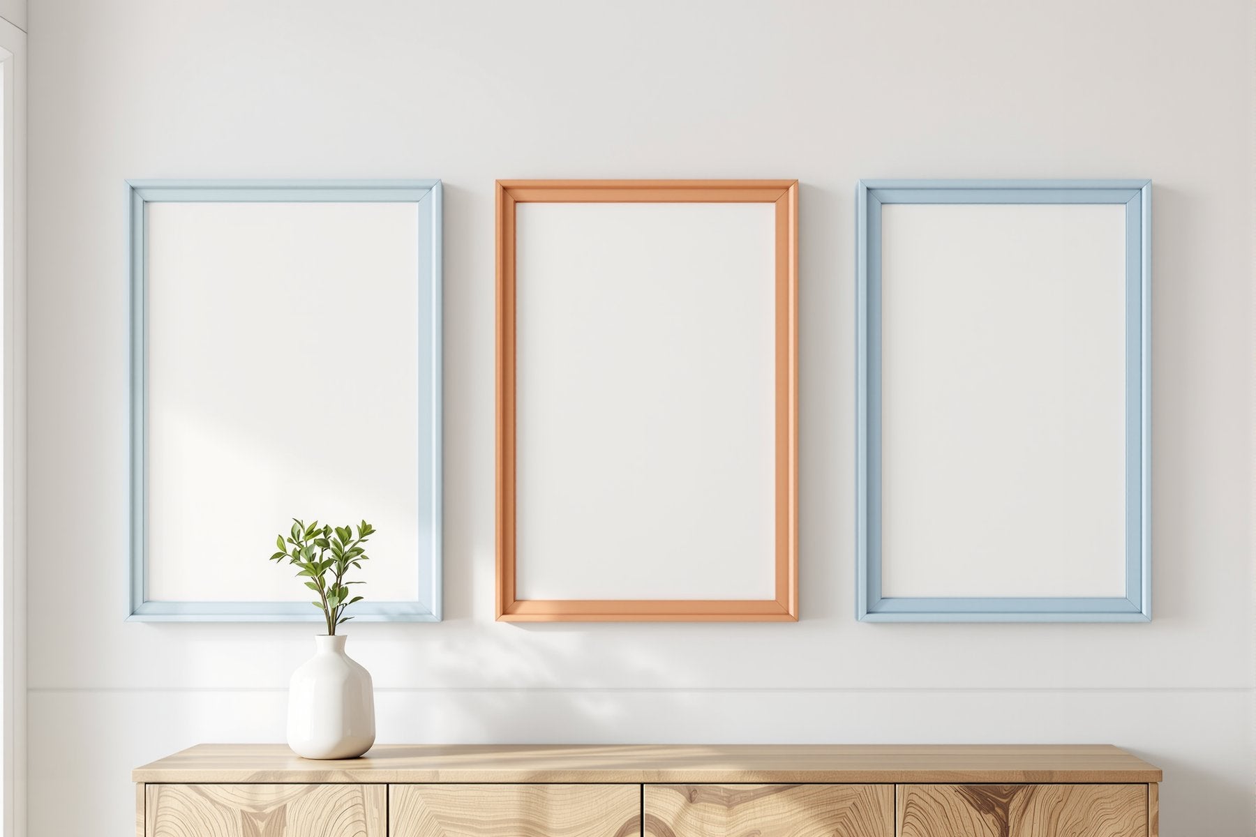 Coloured Frame Mockup | Blank Template #024 | High-Res Frame Template JPG | bulkmockup Mockup Store | Commercial Use | MockupBulk