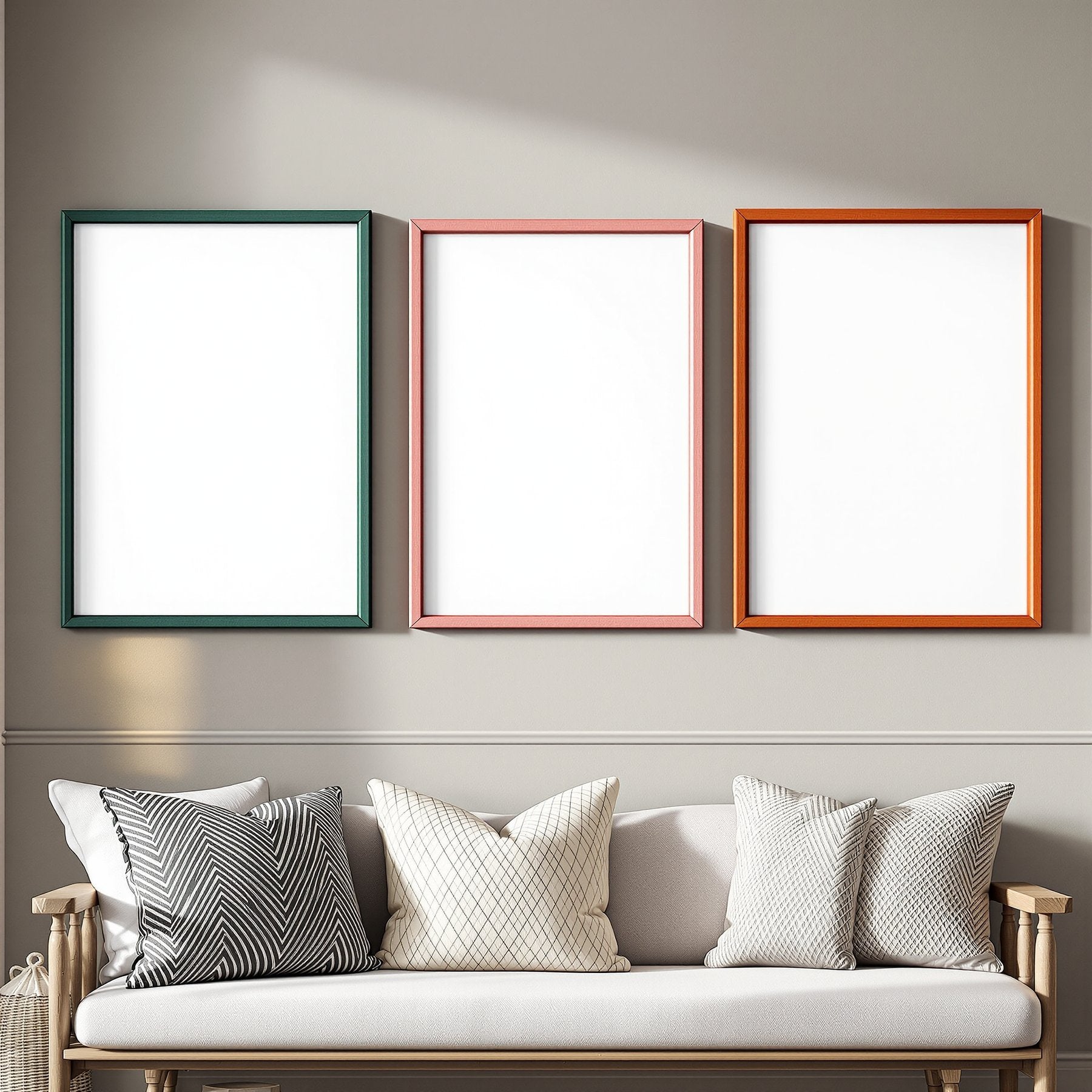 Blank Template #029 Coloured Frame Mockup | Instant bulkmockup Download | Blank Frame JPG Template | Commercial Use | MockupBulk