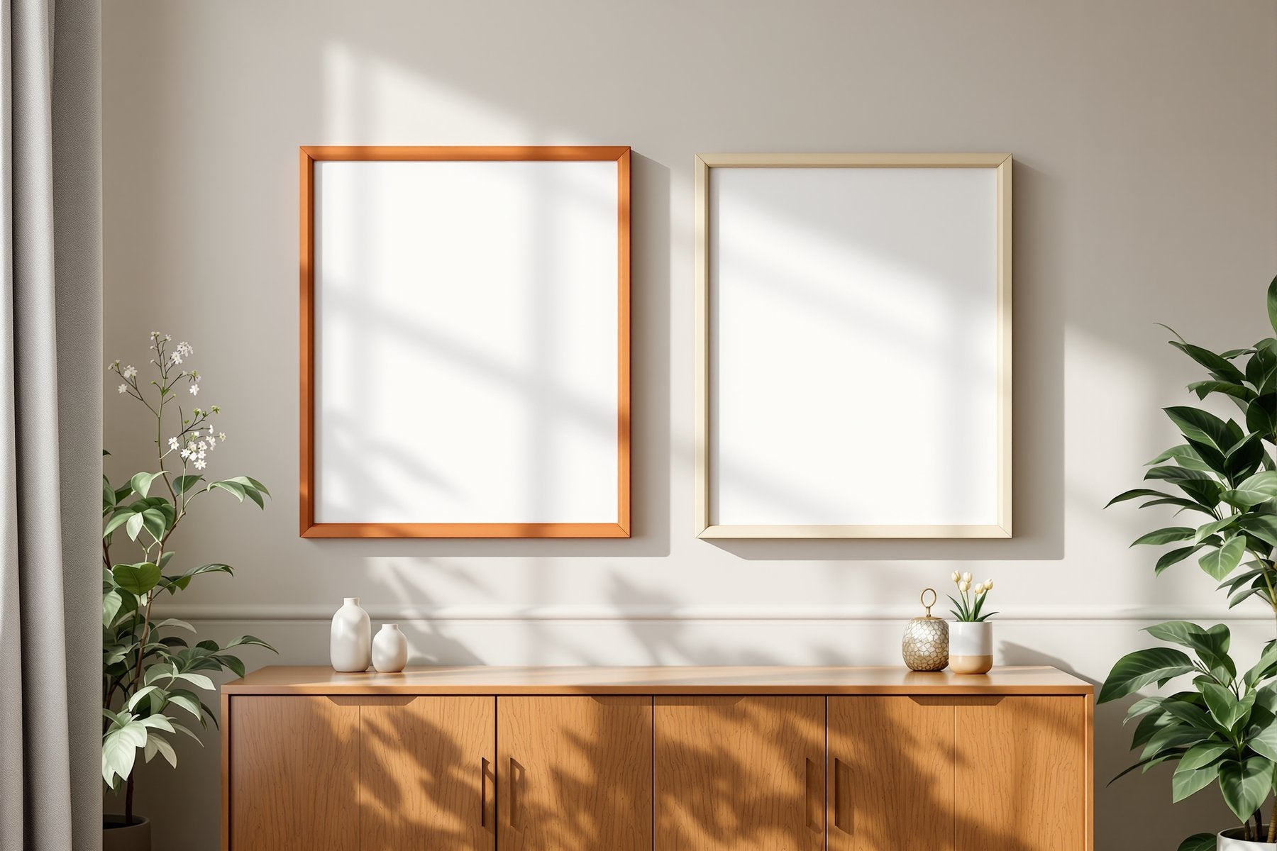 Coloured Frame Mockup — Blank Template #037 — Blank Frame Template | High-Res JPG Instant Download | Commercial Use | bulkmockup | MockupBulk