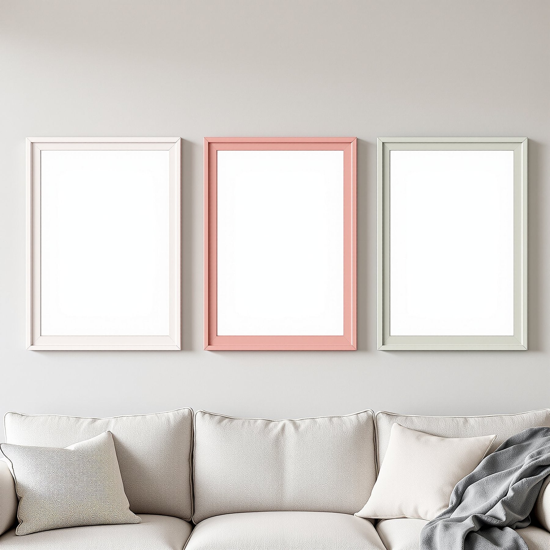 Coloured Frame Mockup — Blank Template #045 — bulkmockup Blank Frame Template | High-Res JPG | Commercial Licence | MockupBulk