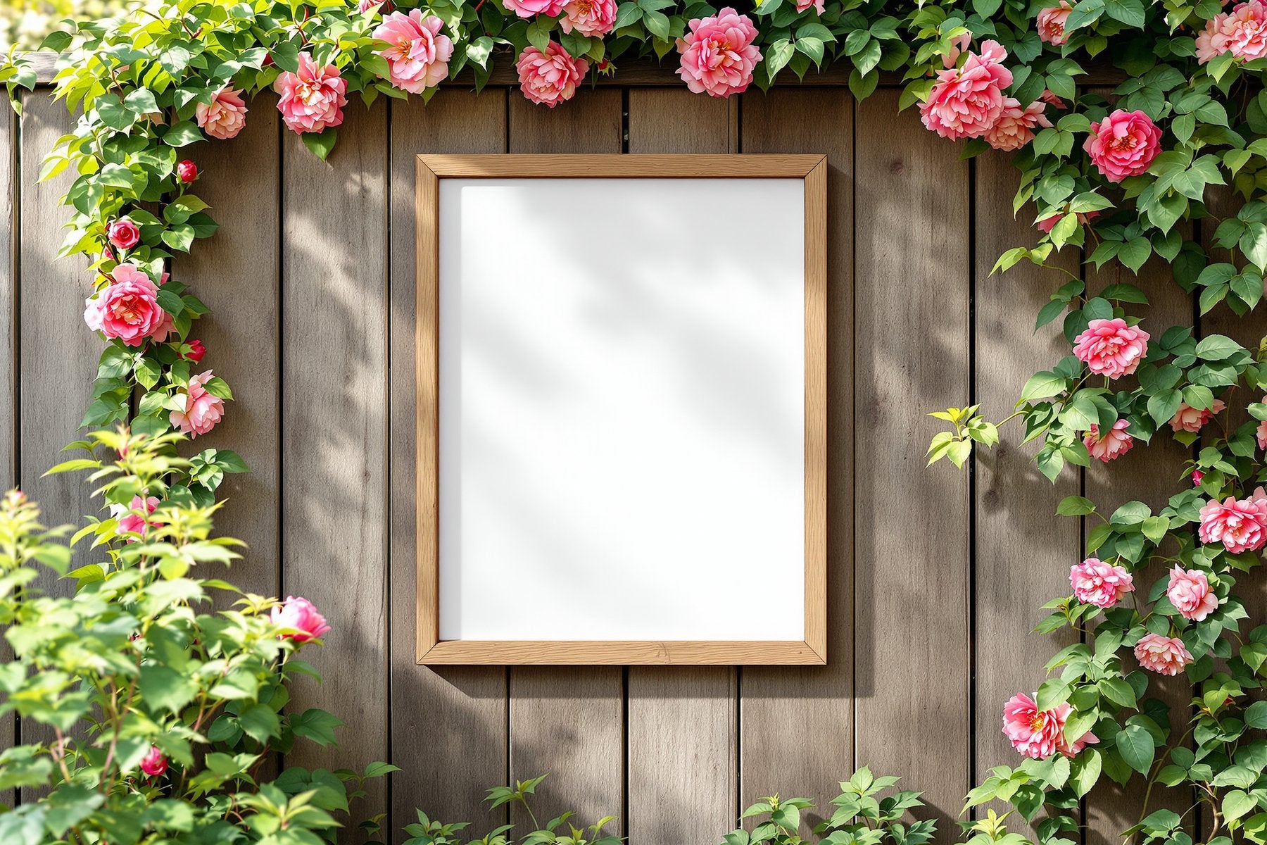 Outdoor Frame Mockup, Blank Template #001 | bulkmockup Blank Frame Template | High-Res JPG | Commercial Licence | MockupBulk