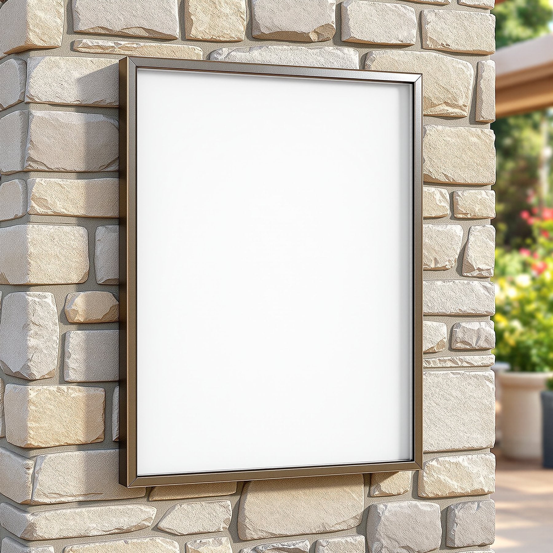 Blank Template #009 Outdoor Frame Mockup | Blank Frame Template for Etsy | bulkmockup JPG Download | Commercial Use | MockupBulk