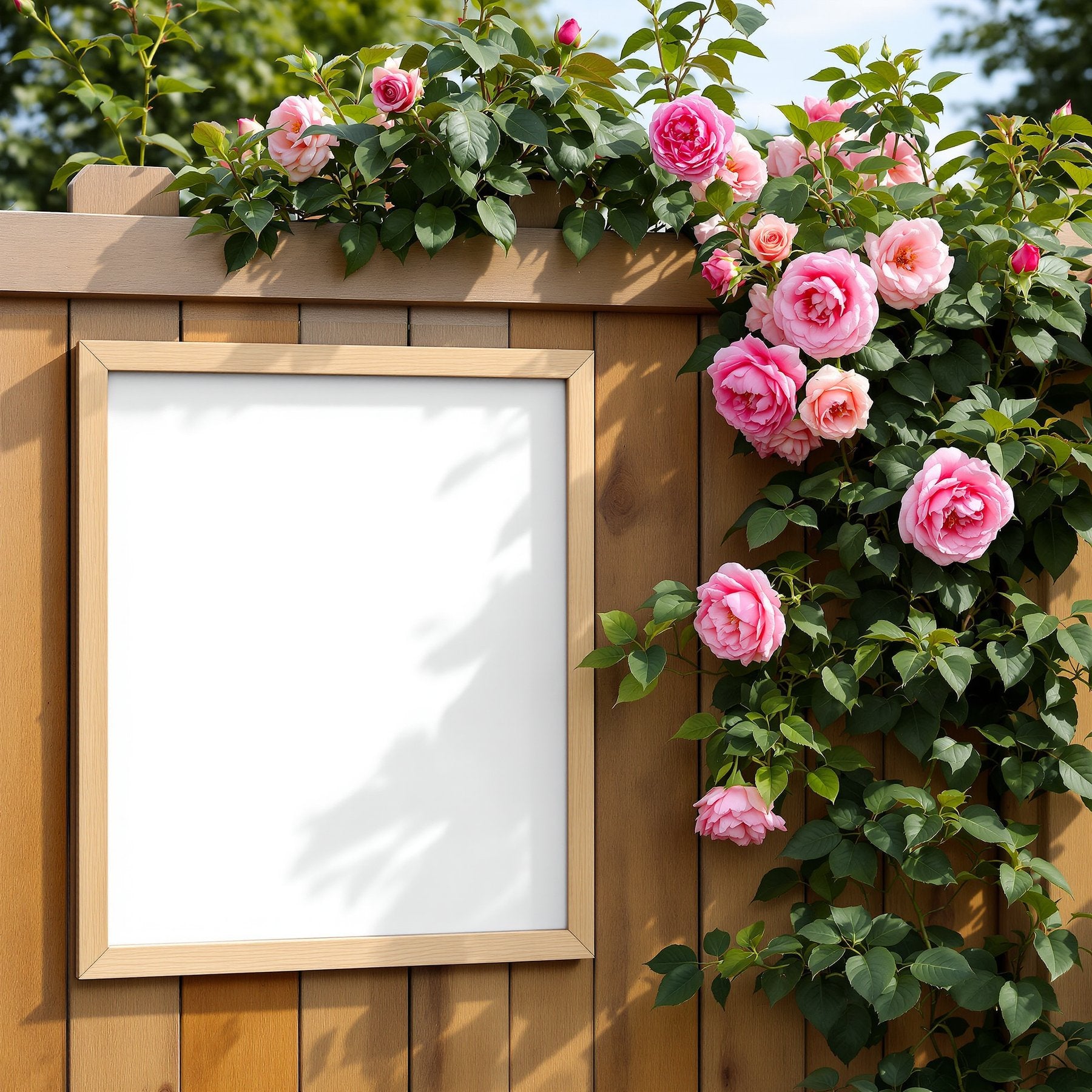 Blank Template #012 Outdoor Frame Mockup | Empty Frame Template | bulkmockup High-Res JPG | Commercial Use Included | MockupBulk