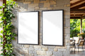 Blank Template #014 Outdoor Frame Mockup | Print-on-Demand Frame Mockup | bulkmockup JPG | Commercial Licence | MockupBulk