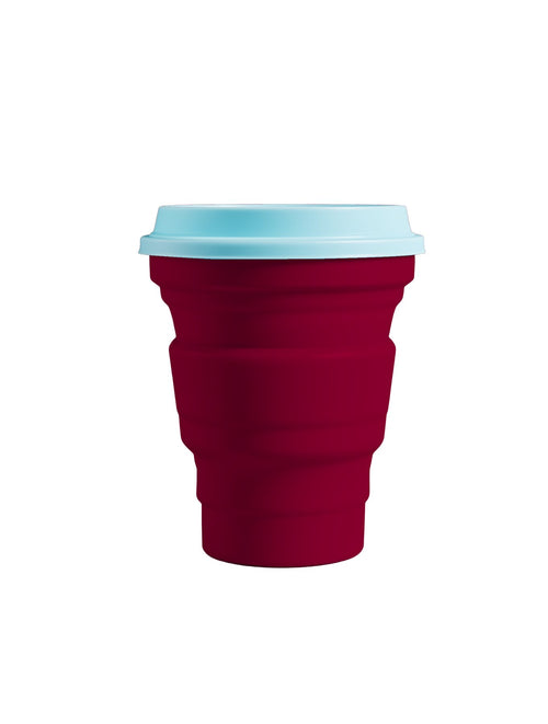 0523 Product Cup Eco SiliconeCollapsible Front antique cherry red