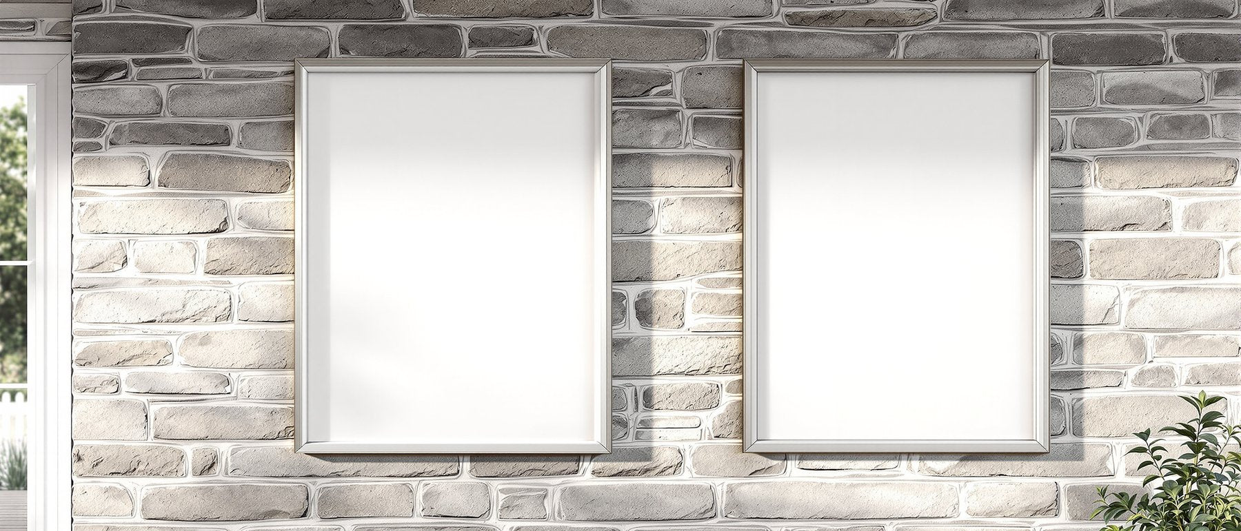 Outdoor Frame Mockup | Blank Template #025 — bulkmockup Frame Template | Instant Download JPG | Commercial Use | MockupBulk