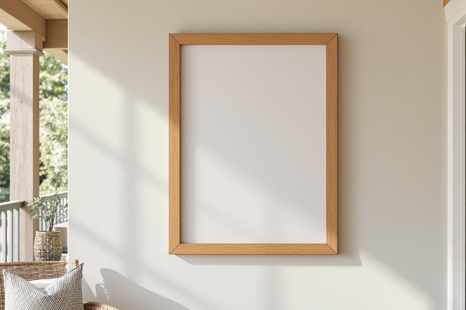 Outdoor Frame Mockup | Blank Template #027 | Frame Mockup JPG Download | bulkmockup Template | Commercial Licence | MockupBulk
