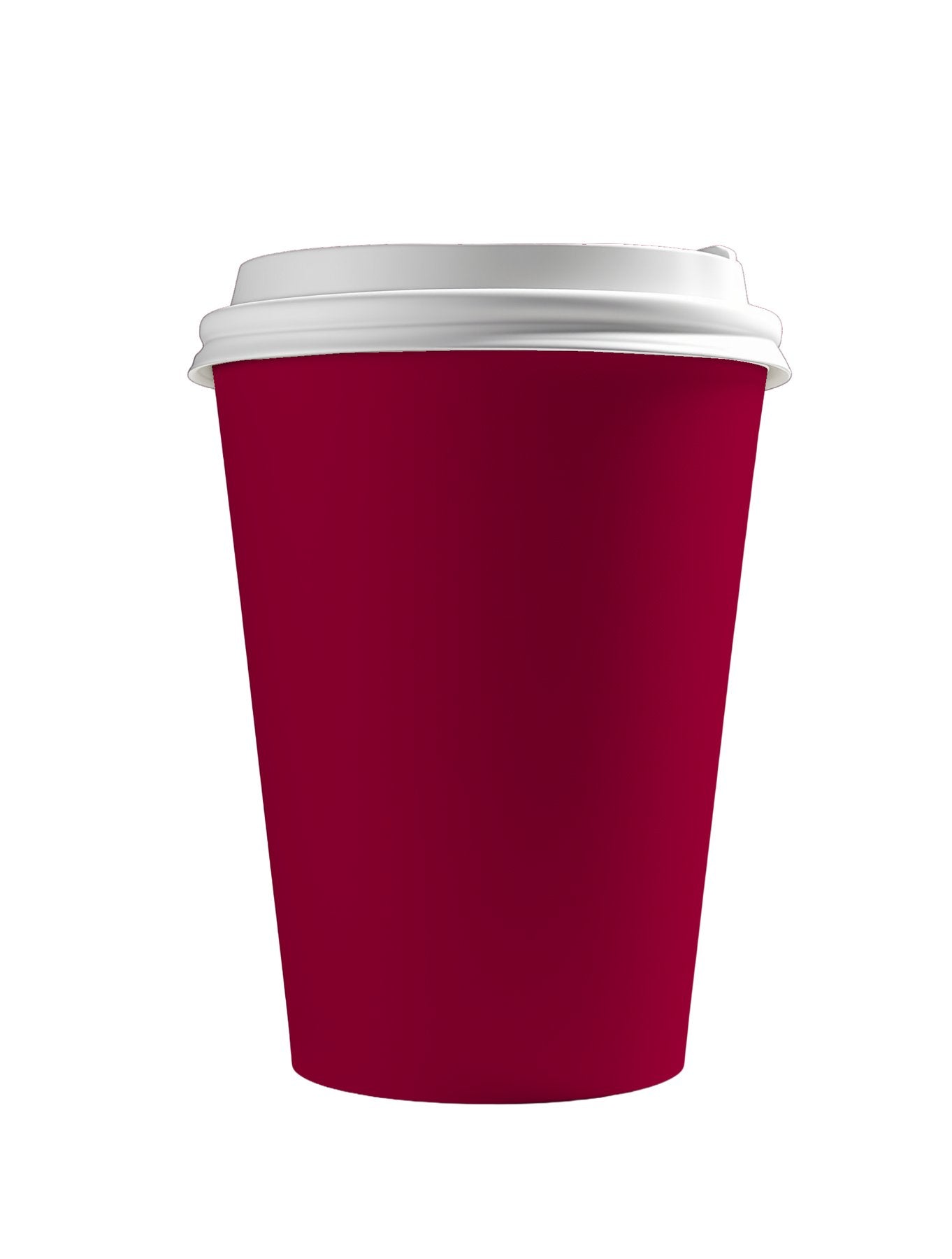 0530 Product Cup Takeaway Large 16oz White Angle45 antique cherry red