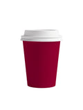 0531 Product Cup Takeaway WhiteLid Front antique cherry red