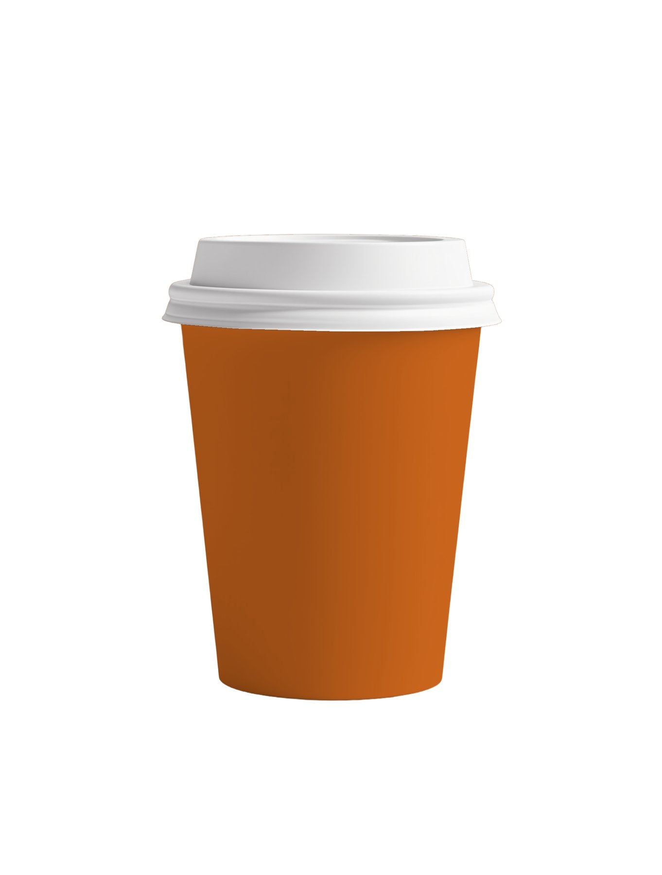 0531 Product Cup Takeaway WhiteLid Front antique orange
