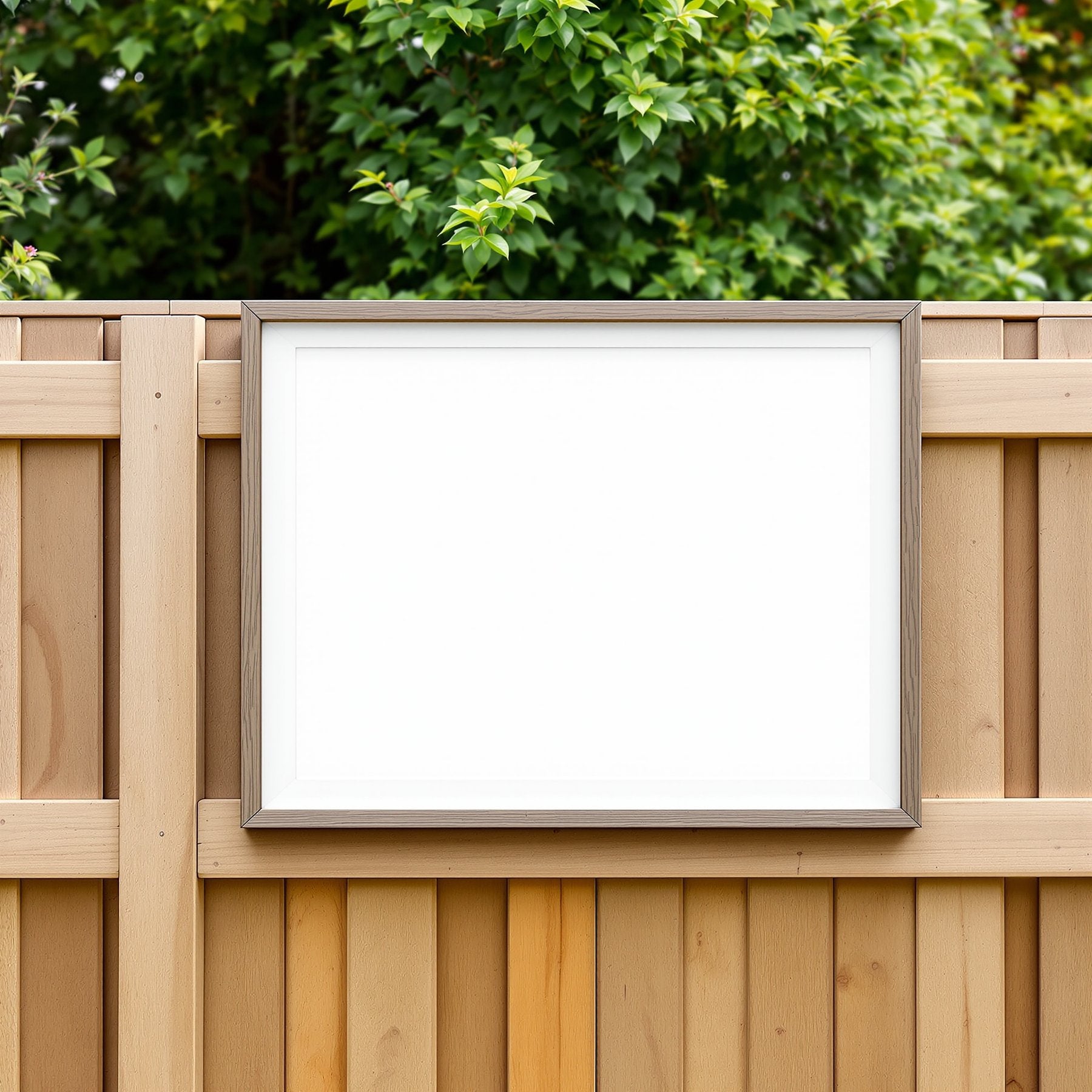 Outdoor Frame Mockup | Blank Template #032 — Empty Frame Template | bulkmockup High-Res JPG | Commercial Use Included | MockupBulk