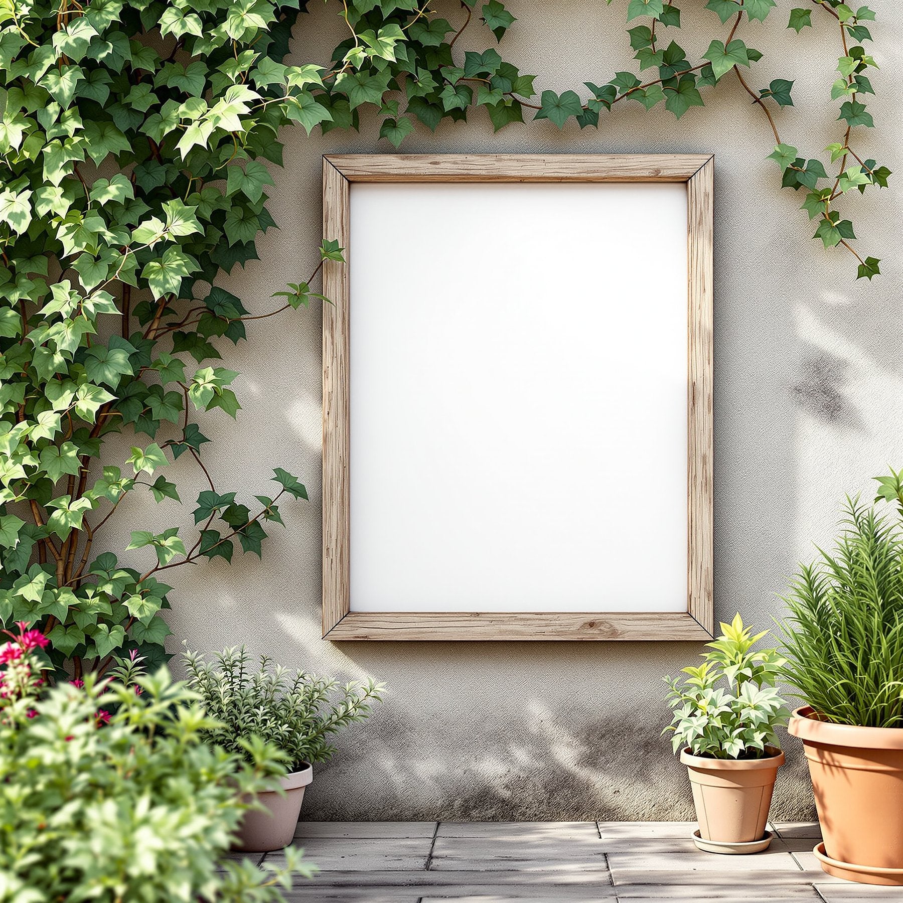 Outdoor Frame Mockup — Blank Template #038 — Blank Frame Mockup JPG | Commercial Licence | bulkmockup Download | MockupBulk