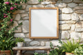 Outdoor Frame Mockup | Blank Template #041 — Digital Frame Mockup | bulkmockup JPG Download | For POD Etsy Shopify | MockupBulk