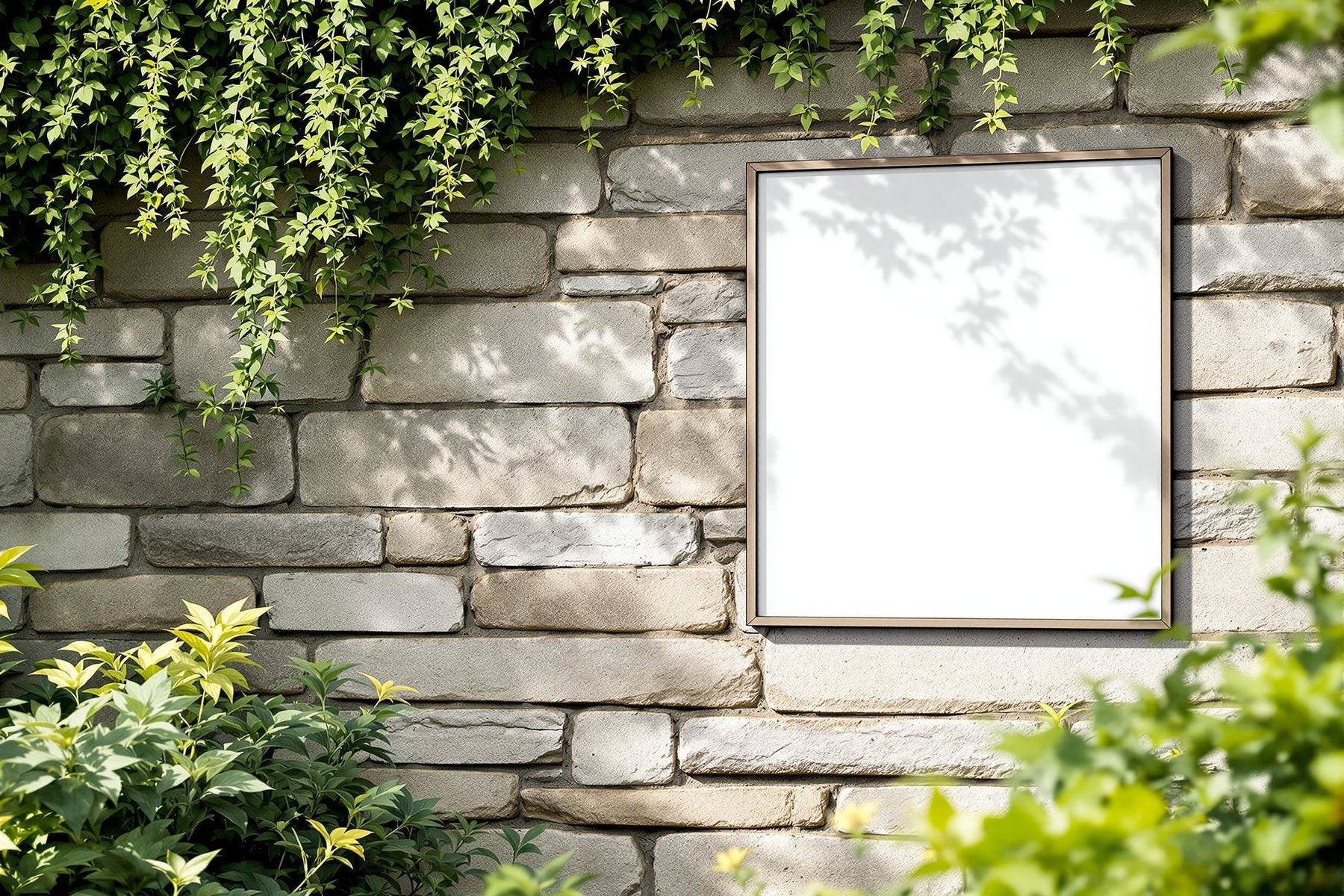 Blank Template #047 Outdoor Frame Mockup | Frame Template JPG | Instant bulkmockup Download | Commercial Use | MockupBulk