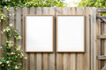Outdoor Frame Mockup, Blank Template #049 | Digital Frame Mockup | bulkmockup JPG Download | For POD Etsy Shopify | MockupBulk