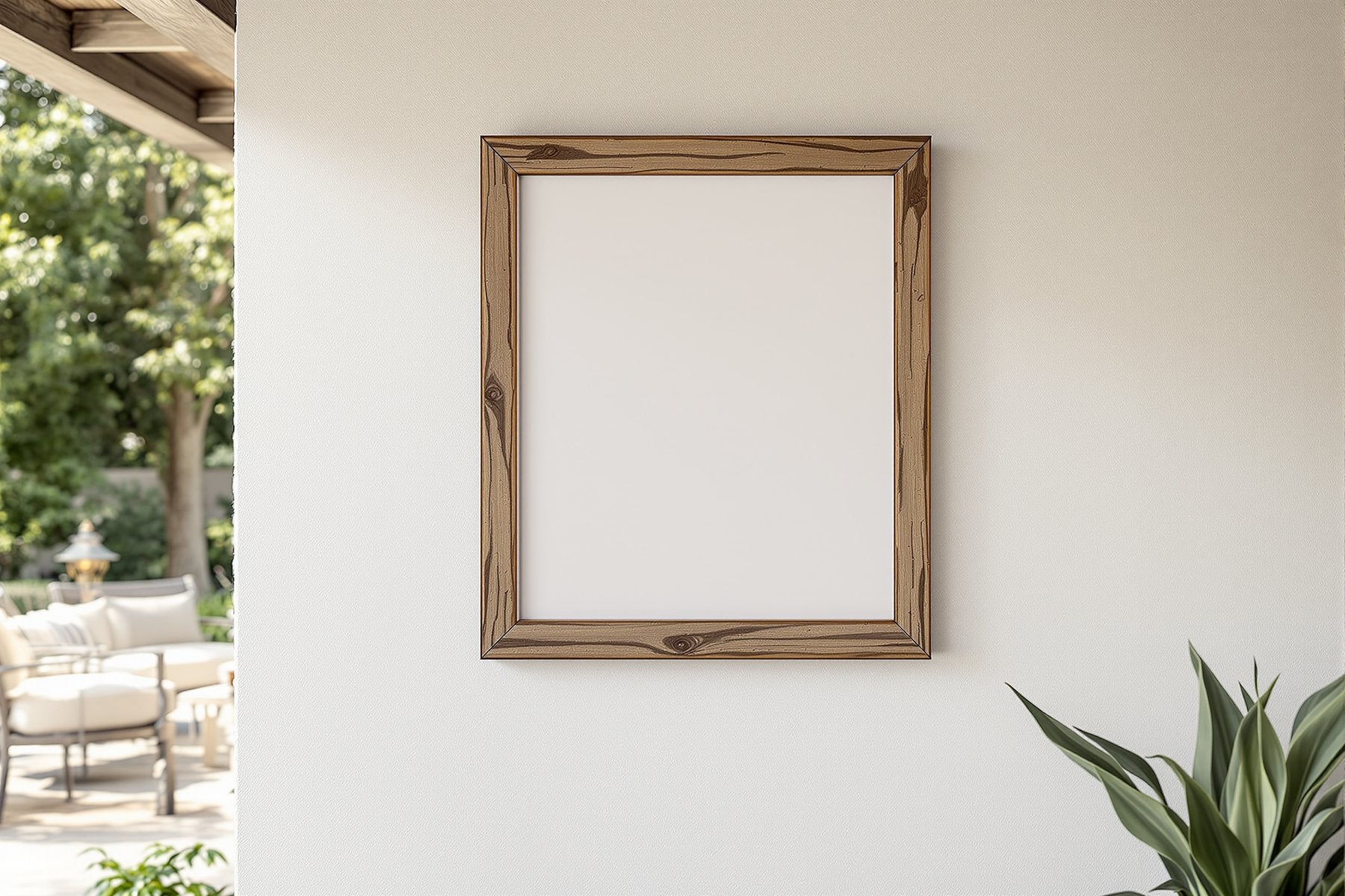 Outdoor Frame Mockup — Blank Template #050 — High-Res Frame Template JPG | bulkmockup Mockup Store | Commercial Use | MockupBulk
