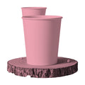 Charity Pink Angle45 View Takeaway Mockup | POD Print Mockup | Instant JPG Download | Commercial Licence Included | MockupBulk