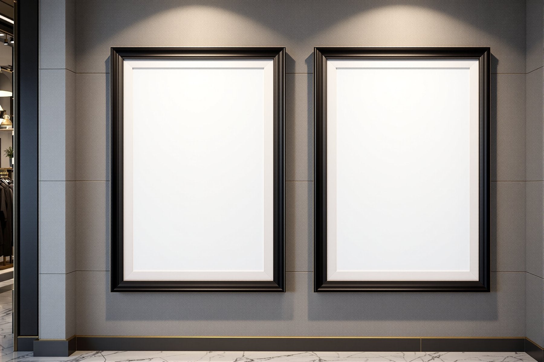 Commercial Frame Mockup | Blank Template #009 | bulkmockup Digital Download | Blank Frame JPG | Commercial Licence Included | MockupBulk