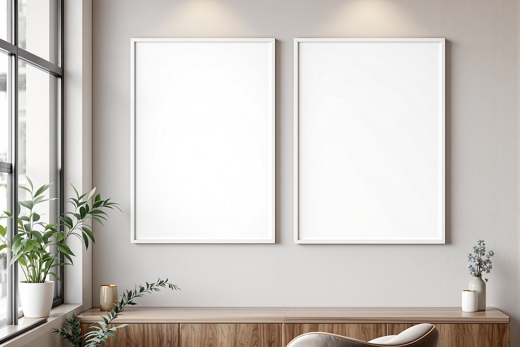 Commercial Frame Mockup | Blank Template #011 — High-Res Frame Template JPG | bulkmockup Mockup Store | Commercial Use | MockupBulk