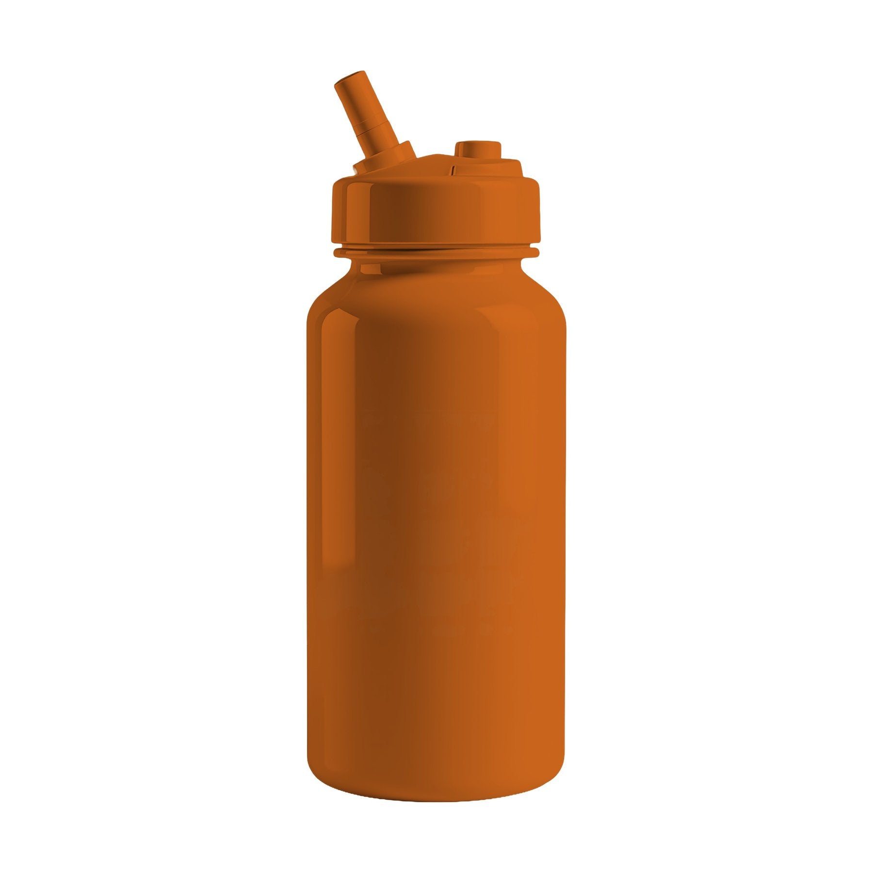 Antique Orange Angle45 View Kids Bottle Mockup | Print on Demand Mockup | High-Res JPG Download | Commercial Use Included | MockupBulk