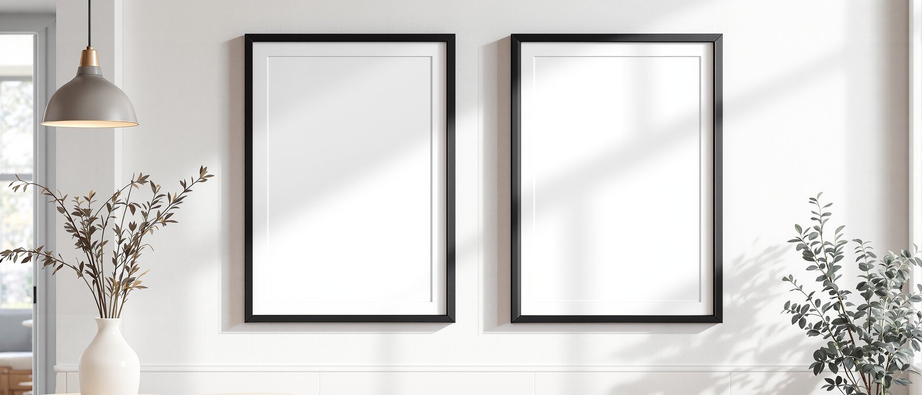 Commercial Frame Mockup, Blank Template #023 | High-Res Frame Template JPG | bulkmockup Mockup Store | Commercial Use | MockupBulk