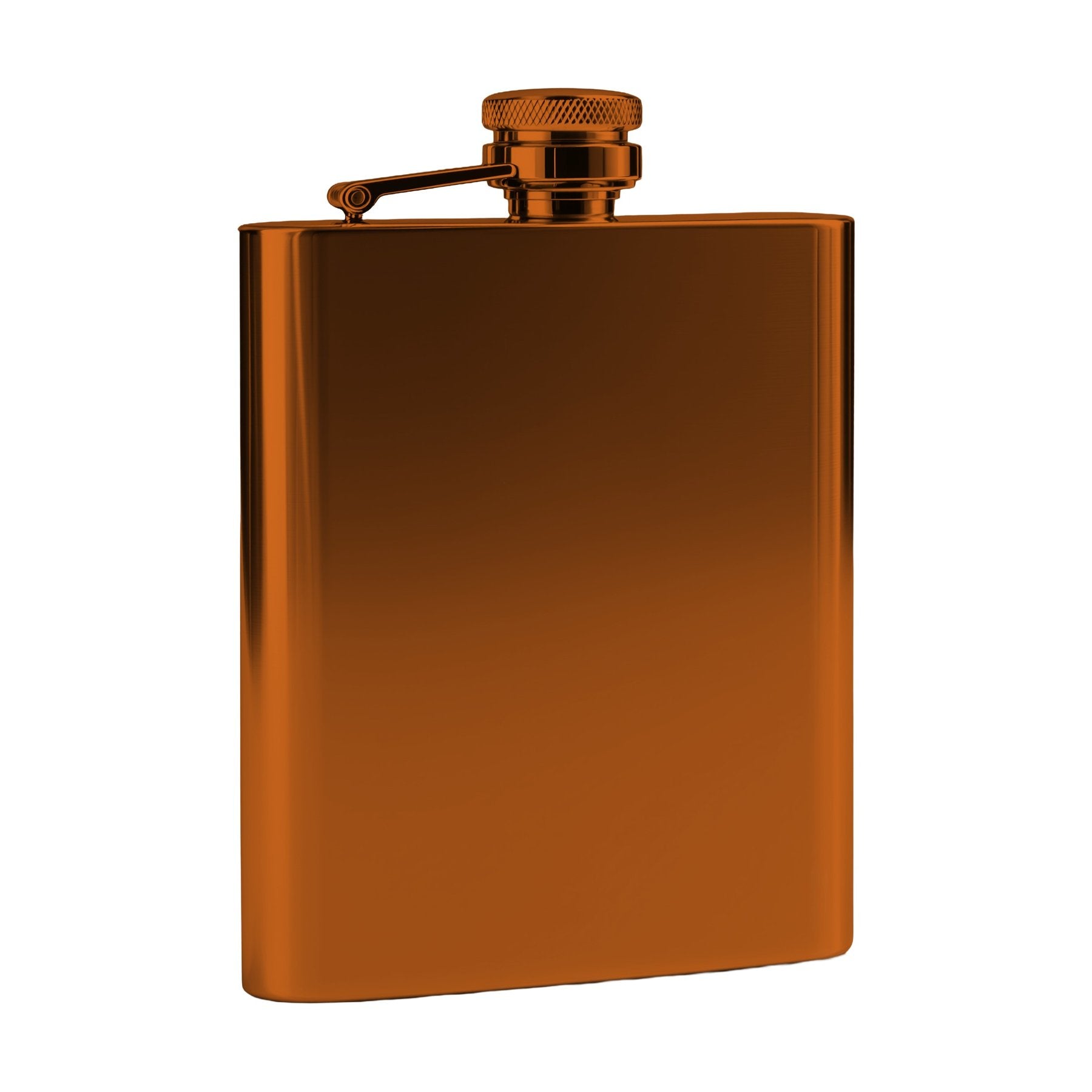 Antique Orange Angle45 View HipFlask Mockup | Print on Demand Mockup | High-Res JPG Download | Commercial Use Included | MockupBulk