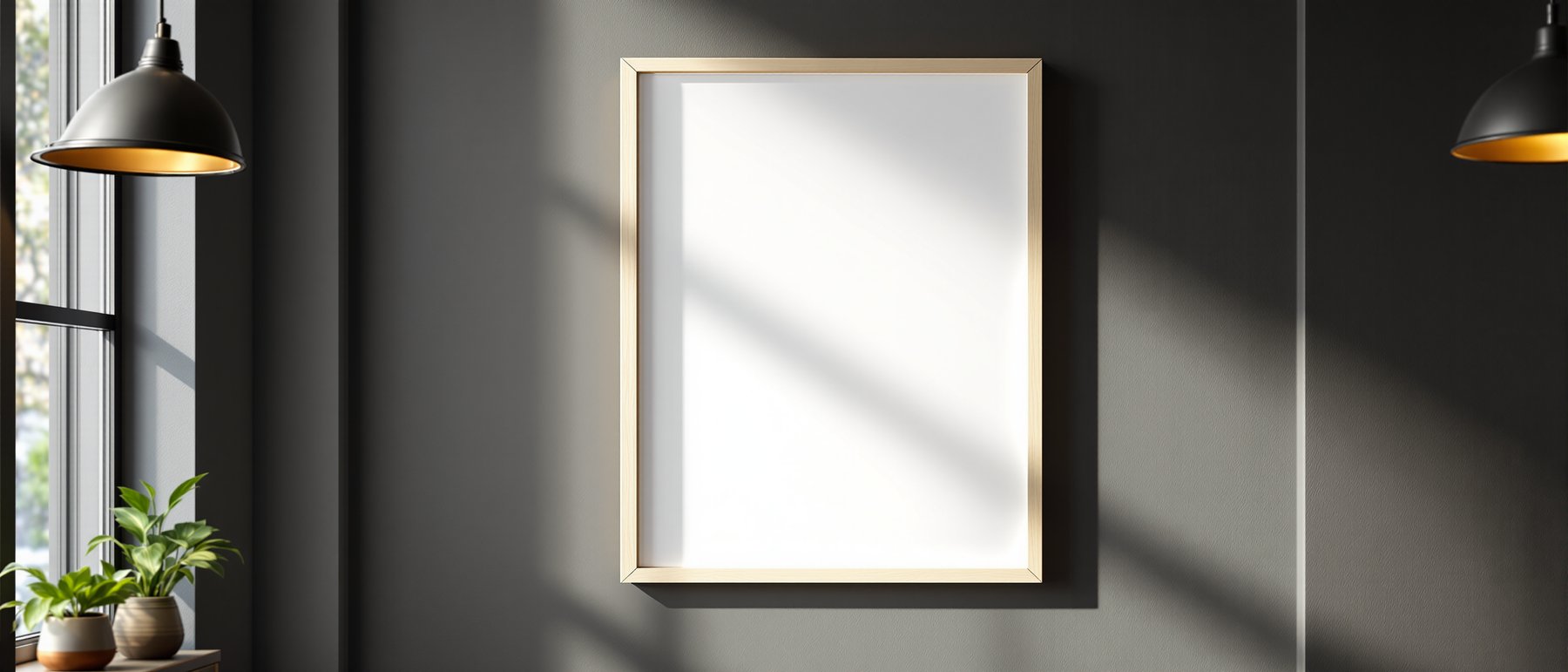 Commercial Frame Mockup | Blank Template #040 | bulkmockup Frame Template | Instant Download JPG | Commercial Use | MockupBulk