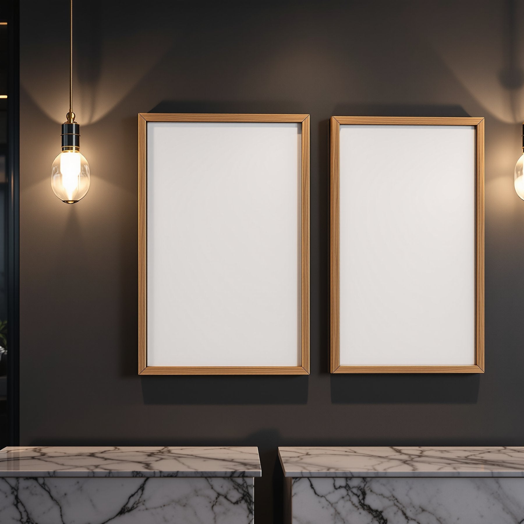 Commercial Frame Mockup, Blank Template #046 | Frame Template JPG | Instant bulkmockup Download | Commercial Use | MockupBulk
