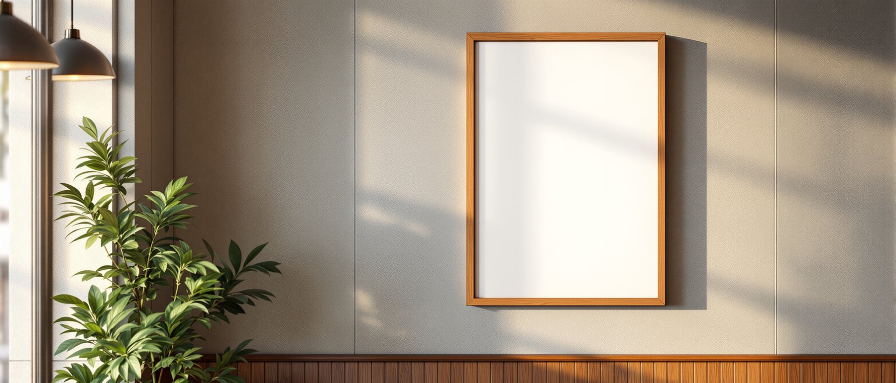 Commercial Frame Mockup — Blank Template #053 — Empty Frame Template | bulkmockup High-Res JPG | Commercial Use Included | MockupBulk