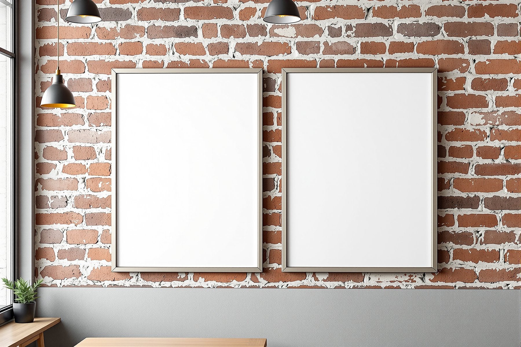 Commercial Frame Mockup | Blank Template #054 | Blank Frame Template | High-Res JPG Instant Download | Commercial Use | bulkmockup | MockupBulk