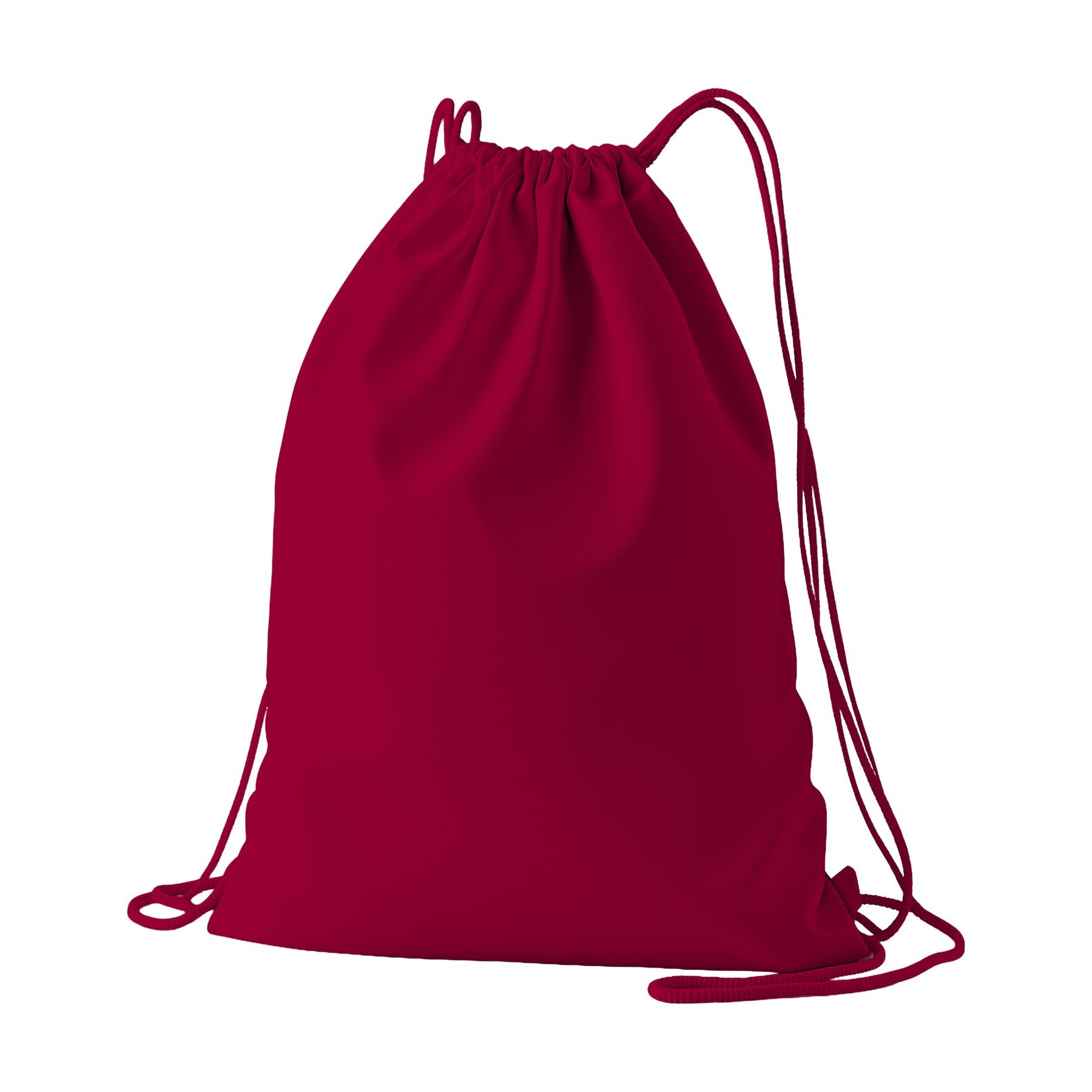 Antique Cherry Red Side View Drawstring Mockup | Digital JPG Mockup | Commercial Licence | For Etsy Printful Printify | MockupBulk