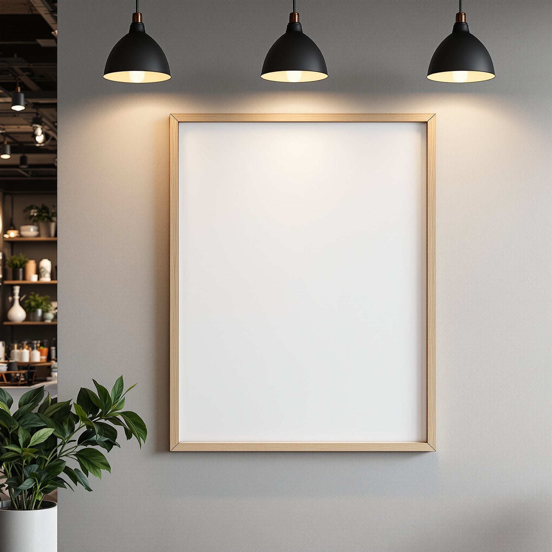 Commercial Frame Mockup — Blank Template #083 — Blank Frame Template for Etsy | bulkmockup JPG Download | Commercial Use | MockupBulk