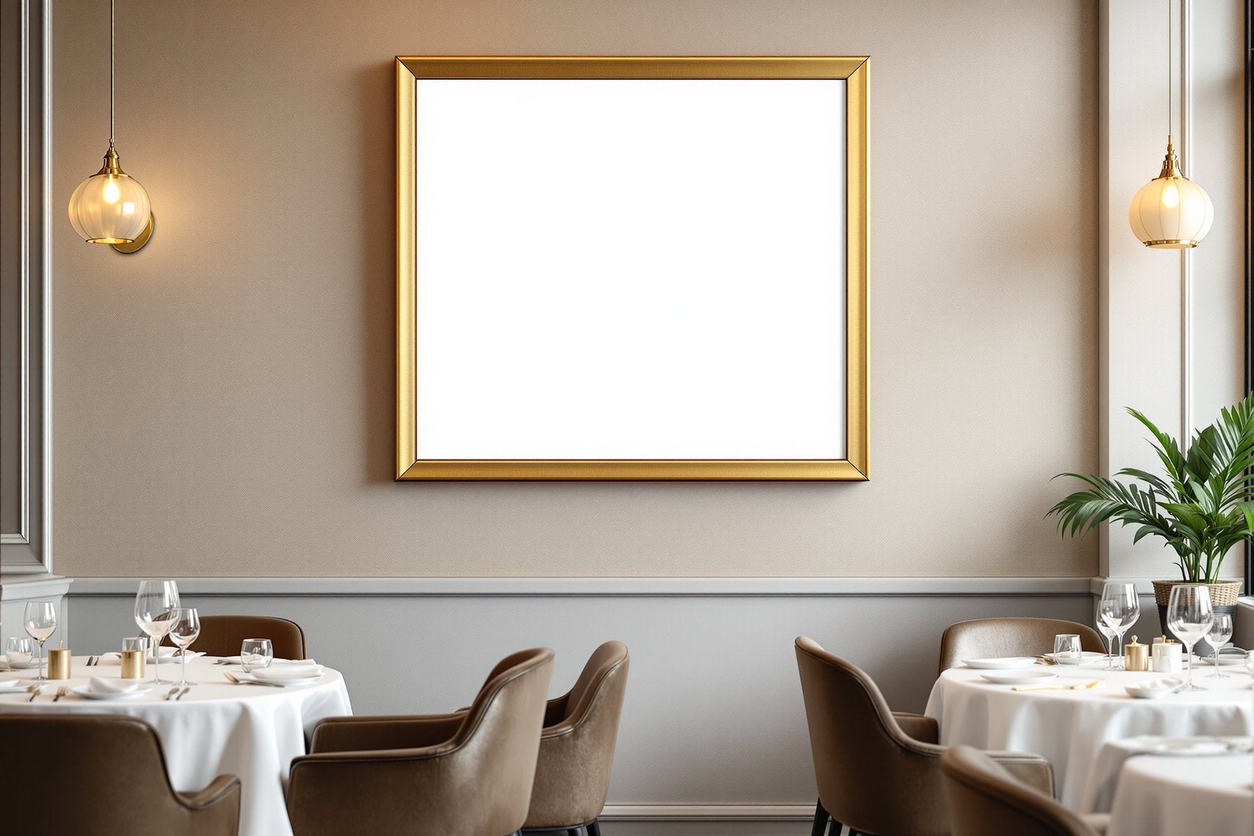 Commercial Frame Mockup | Blank Template #088 | Empty Frame Template | bulkmockup High-Res JPG | Commercial Use Included | MockupBulk
