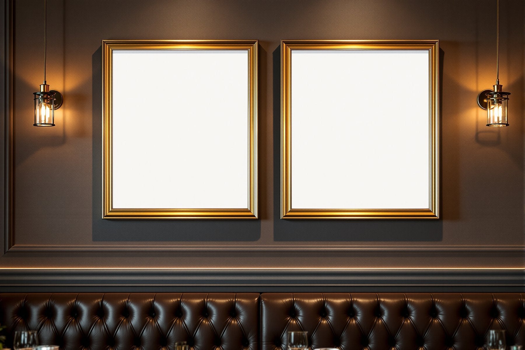 Commercial Frame Mockup, Blank Template #096 | Empty Frame Template | bulkmockup High-Res JPG | Commercial Use Included | MockupBulk