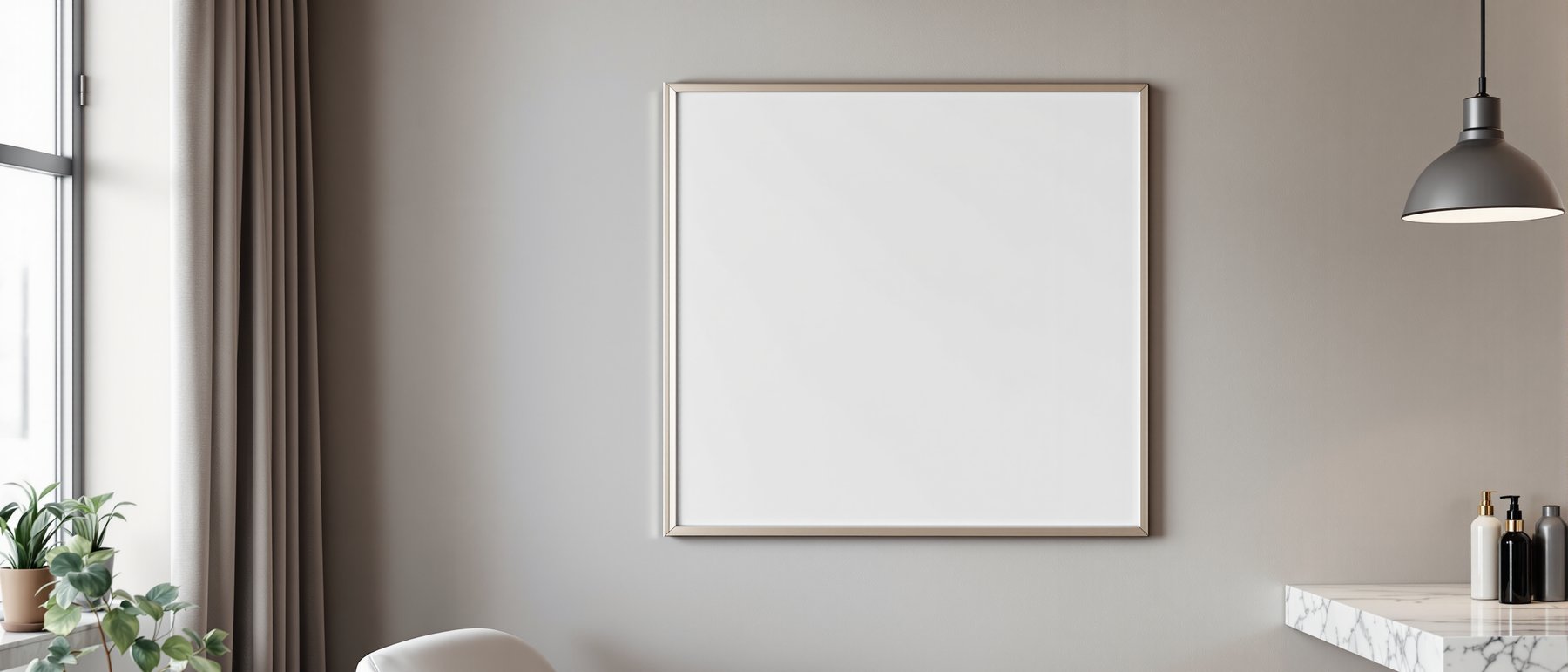 Commercial Frame Mockup, Blank Template #099 | High-Resolution JPG | bulkmockup Template | For Etsy POD Print Sellers | MockupBulk