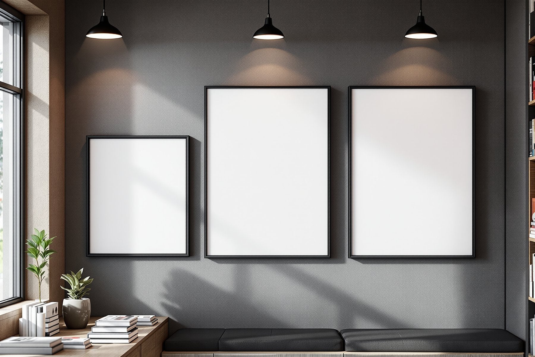 Blank Template #104 Commercial Frame Mockup | Blank Frame Template | High-Res JPG Instant Download | Commercial Use | bulkmockup | MockupBulk
