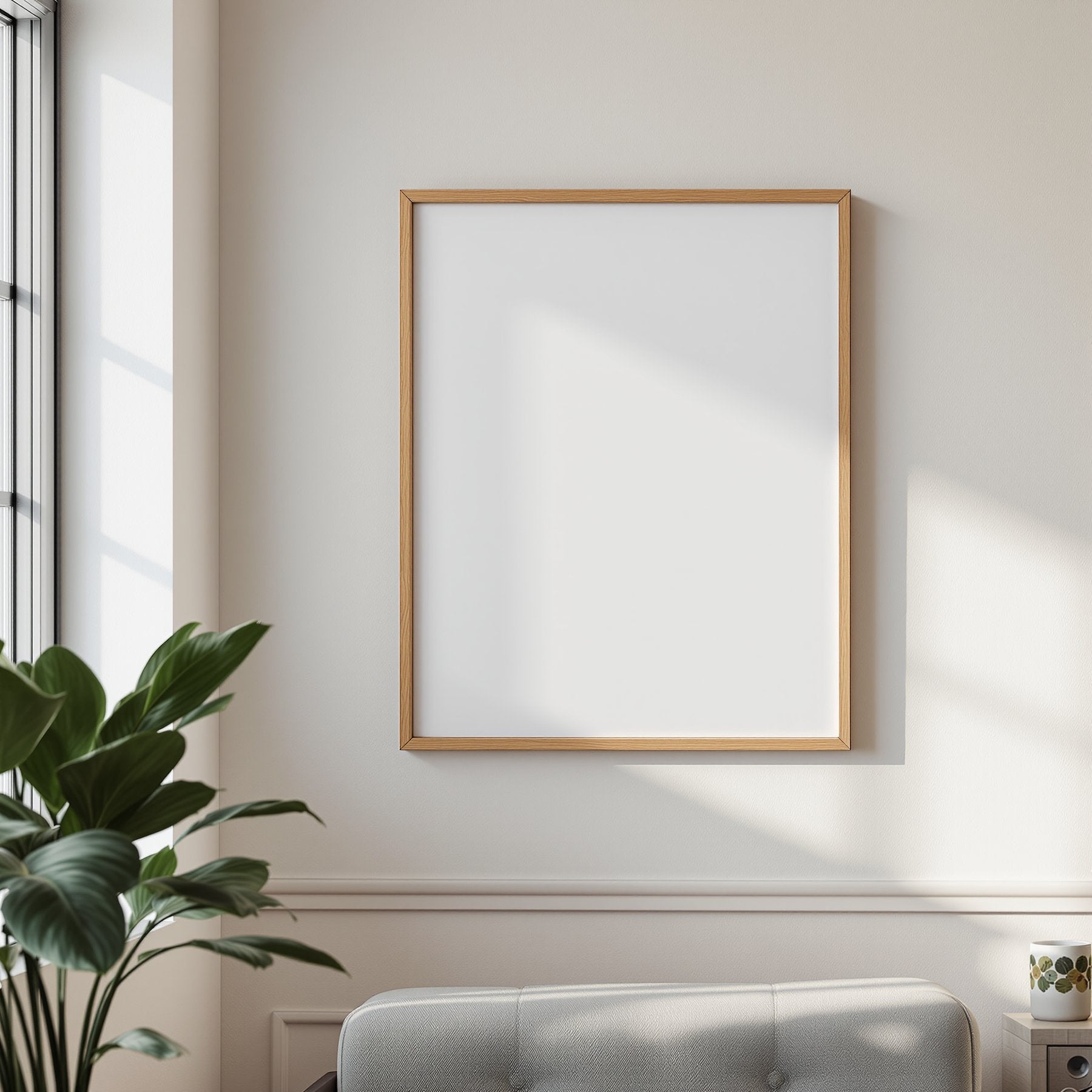 Commercial Frame Mockup — Blank Template #105 — Empty Frame Template | bulkmockup High-Res JPG | Commercial Use Included | MockupBulk