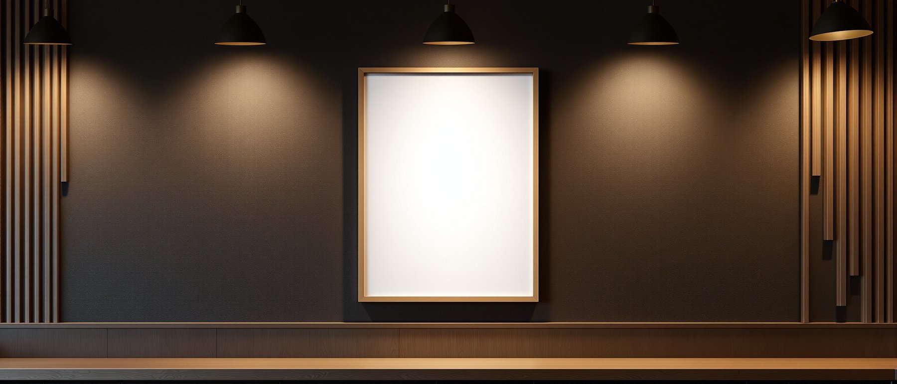 Commercial Frame Mockup | Blank Template #108 | bulkmockup Blank Frame Template | High-Res JPG | Commercial Licence | MockupBulk